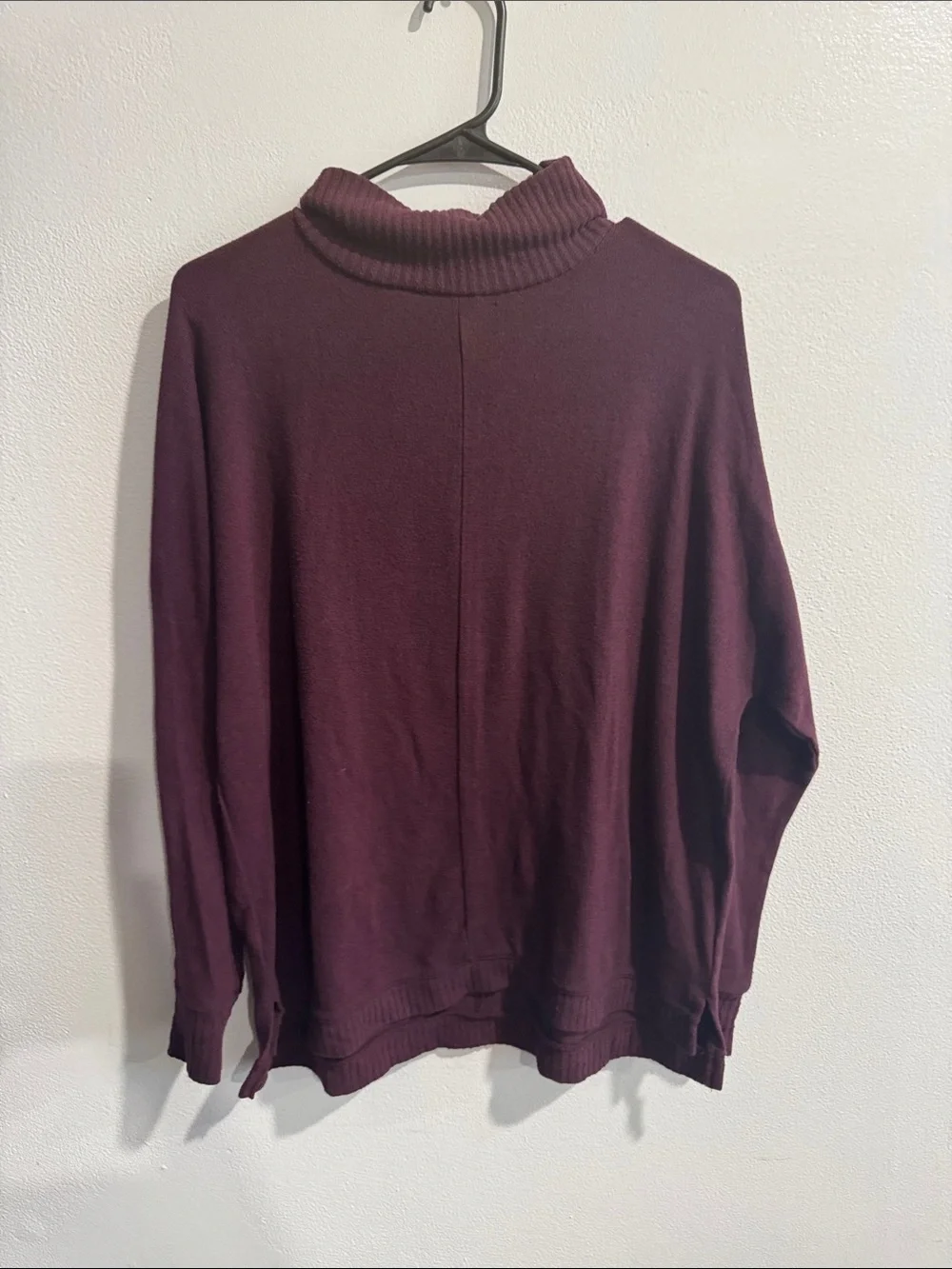 LOFT Plum Neck Sweater size Large